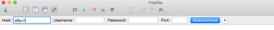 Using SFPT in FileZilla